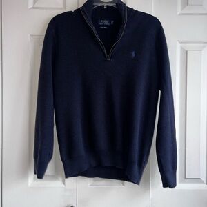 Mens Polo Ralph Lauren Sweater Dark Blue Small Used